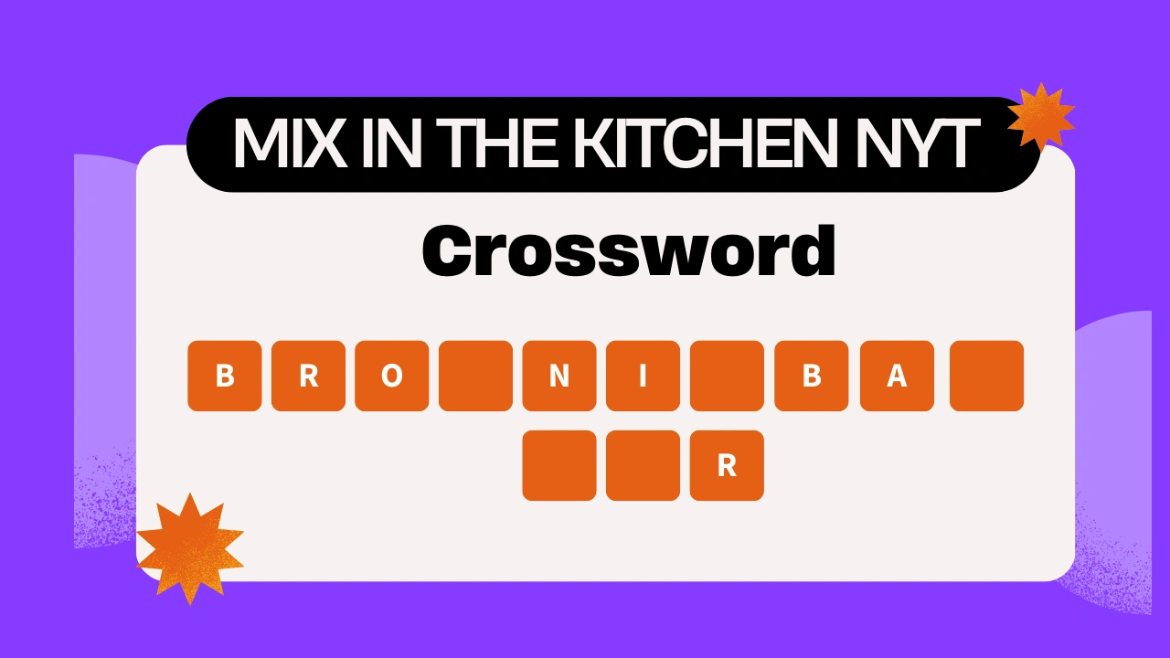 Mix in the Kitchen NYT Crossword